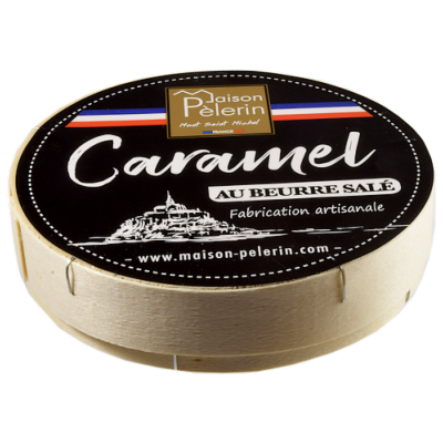 BOÎTE RONDE CARAMEL BEURRE SALÉ 100g