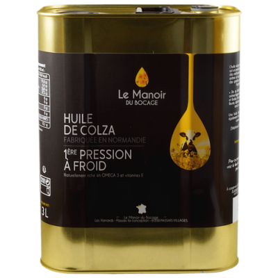 HUILE DE COLZA VIERGE 3l