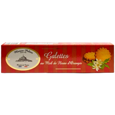 GALETTES AU MIEL DE FLEURS D'ORANGER ÉTUI 80g