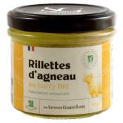 RILLETTES D'AGNEAU AU CURRY BIO 90g