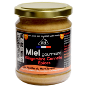 MIEL GOURMAND CANNELLE, GINGEMBRE ET ÉPICES 250g