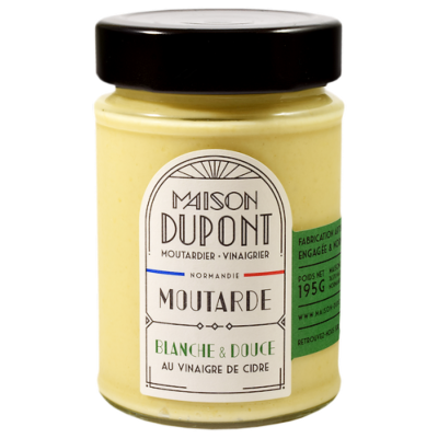 MOUTARDE BLANCHE & DOUCE 195g