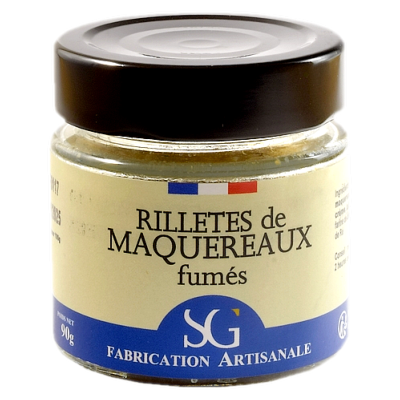 RILLETTES DE MAQUEREAUX FUMÉS 90g