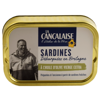 SARDINES À L'HUILE D'OLIVE VIERGE EXTRA 115g