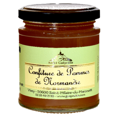 CONFITURE DE POMMES DE NORMANDIE 210g