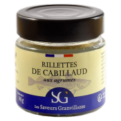 RILLETTES DE CABILLAUD AUX AGRUMES  90g