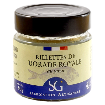 RILLETTES DE DORADE ROYALE AU YUZU  90g