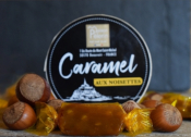 BOÎTE RONDE CARAMEL AUX NOISETTES 100g