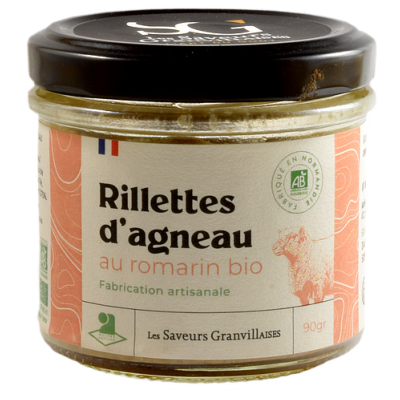 RILLETTES D'AGNEAU AU ROMARIN BIO 90g