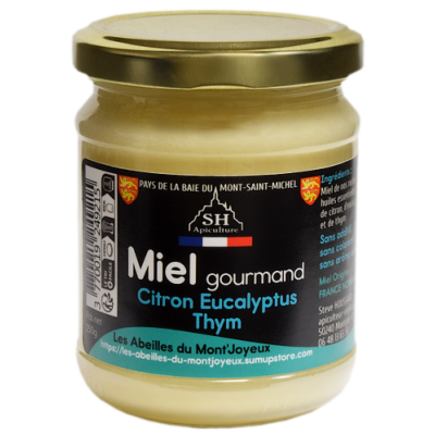 MIEL GOURMAND CITRON, EUCALYPTUS, THYM 250g