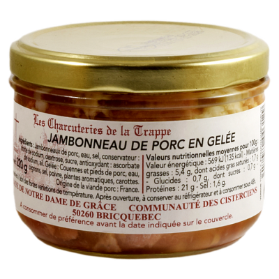 JAMBONNEAU DE PORC EN GELÉE 180g