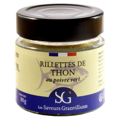 RILLETTES DE THON AU POIVRE VERT 90g