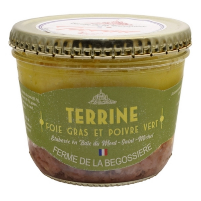 TERRINE DE FOIE GRAS ET POIVRE VERT 160g