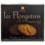 LES FLORENTINS D'ARMORINE CHOCOLAT NOIR - CORCES D'ORANGE TUI 70g
