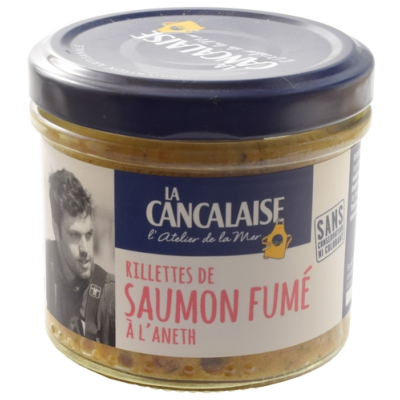 RILLETTES DE SAUMON FUMÉ A L'ANETH 100g