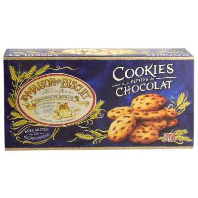 ÉTUI DE COOKIES AUX PÉPITES DE CHOCOLAT 200g