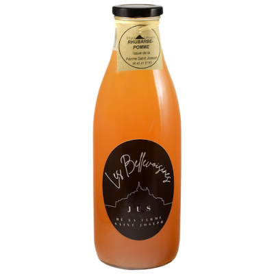 JUS DE RHUBARBE ET POMME 1 litre