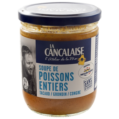 SOUPE DE POISSONS ENTIERS 380g